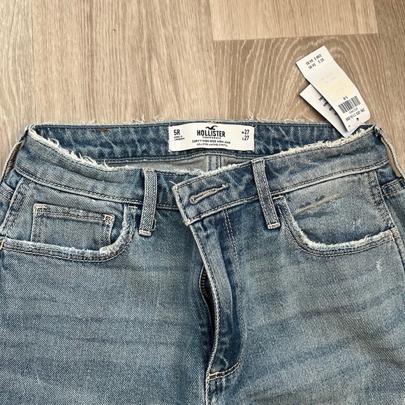 Hollister Blue Distressed Women Jeans - Picture 2 of 6